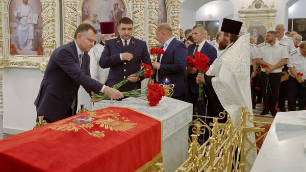 Встреча врио губернатора Ростовской области Юрия Слюсаря с атаманами окружных и юртовых казачьих обществ Всевеликого войска Донского Встреча врио губернатора Ростовской области Юрия Слюсаря с атаманами окружных и юртовых казачьих обществ Всевеликого войска Донского
