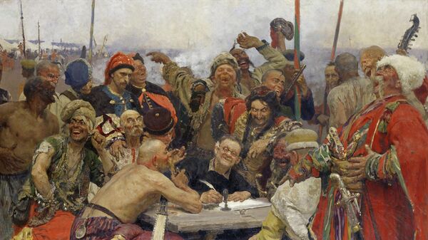 Илья Репин, Запорожцы. Вторая версия картины 1893 года. 