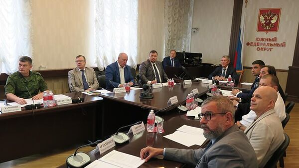 Заседание окружной Комиссии по делам казачества в Ростове-на-Дону