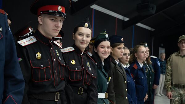 Студенты казачьего бакалавриата на Дне знаний в МГУТУ им. К.Г.Разумовского Студенты казачьего бакалавриата на Дне знаний в МГУТУ им. К.Г.Разумовского