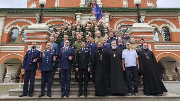 Верстание в казаки военнослужащих Кантемировской дивизии