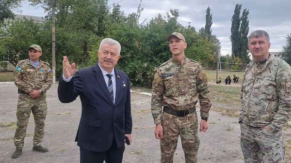 Рабочая поездка первого заместителя атамана ВсКО, депутата Госдумы Виктора Водолацкого в ЛНР Рабочая поездка первого заместителя атамана ВсКО, депутата Госдумы Виктора Водолацкого в ЛНР
