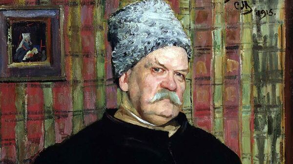 Король репортеров. Портрет Владимира Гиляровского работы Сергея Малютина. 1915 год