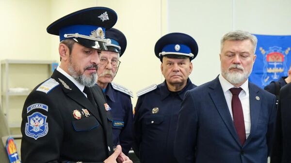 Атаман Всероссийского казачьего общества в казачьем центре специальной подготовки Северо-Западного казачьего войска Балтийский сокол Атаман Всероссийского казачьего общества в казачьем центре специальной подготовки Северо-Западного казачьего войска Балтийский сокол