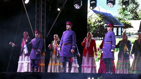Торжественное закрытие VI Всероссийского слета казачьей молодежи и всероссийского слета Готов к труду и обороне
