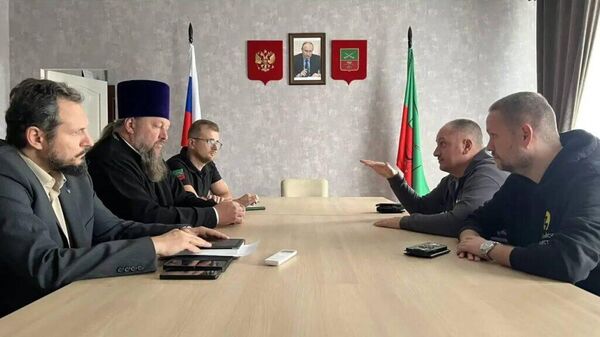 Рабочая встреча с представителями департамента внутренней политики администрации губернатора и правительств Запорожской области и духовенства Мелитопольского благочиния