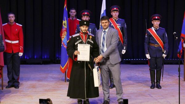 Торжественная церемония закрытия слета Ассоциации казачьих вузов
