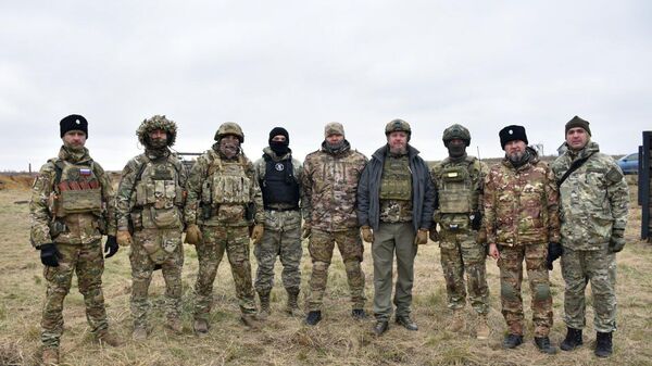 Казаки ОВКО на военно-полевых сборах 