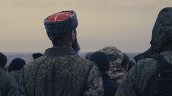Казак на военных сборах