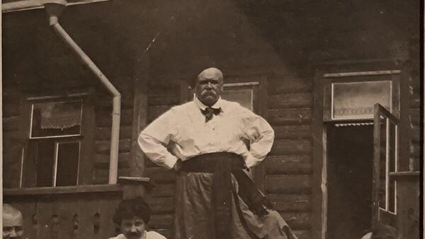 Владимир Гиляровский на даче в Малеевке. Выставка Линия Гиляровского Владимир Гиляровский на даче в Малеевке. Выставка Линия Гиляровского