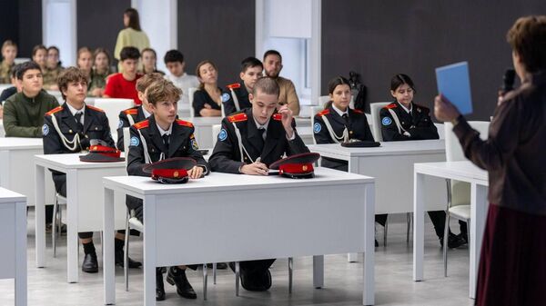 Участники слета Казачья смена – 2025