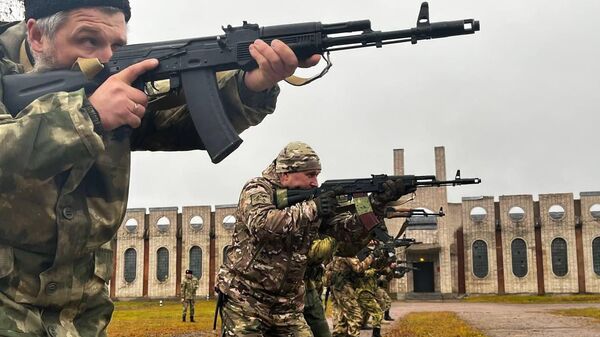 Первые военно-полевые сборы Северо-Западного казачьего войска