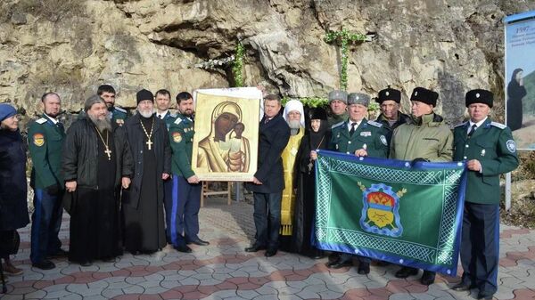 Передача Табынской иконы Пресвятой Богородицы Оренбургскому казачьему войску
