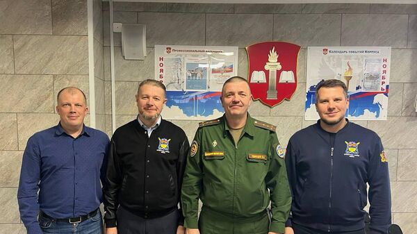 Рабочая встреча атамана ОВКО Игоря Цыганова с директором Екатеринбургского кадетского корпуса Игорем Удинцевым