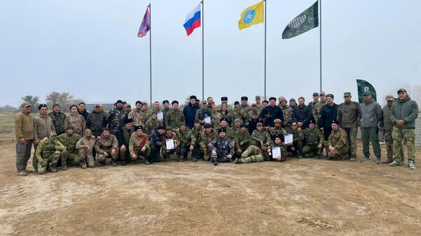 Военно-полевые инструкторско-методические сборы казаков Всевеликого войска Донского в Калмыкии