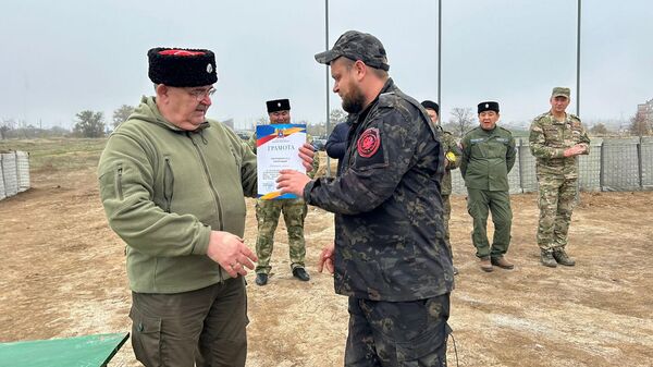 Военно-полевые инструкторско-методические сборы казаков Всевеликого войска Донского в Калмыкии