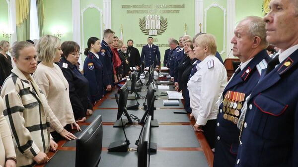 Участники площадки XXX Димитриевских образовательных чтений в ЮРГПУ (НПИ) имени М.И.Платова в Новочеркасске 