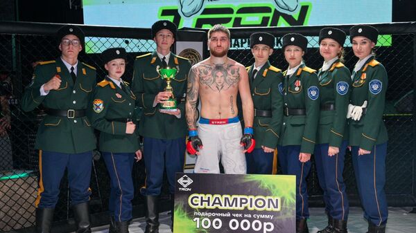 Участники турнира Казачий Вольный Бой в Хабаровске 