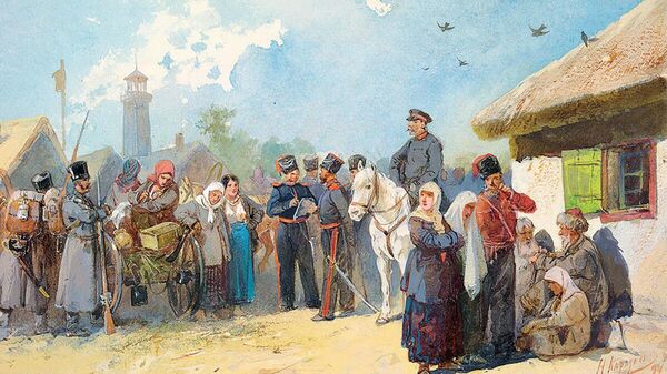 Николай Каразин. Прапрабабушки сибирских казаков. Прибытие партии женок. 1859 год