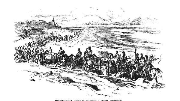 Зарисовки Николая Каразина. Журнал Нива, 1877 год