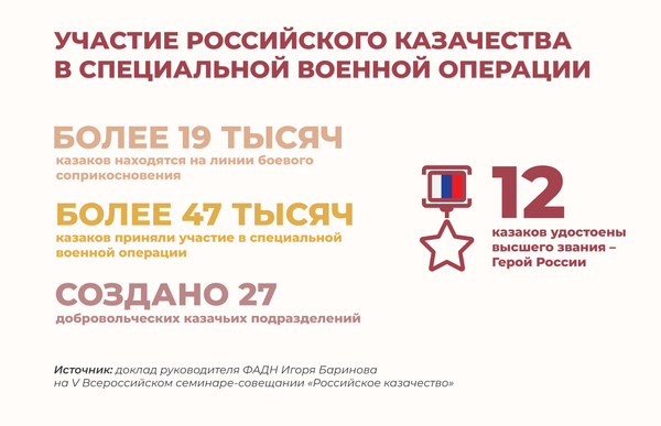 Участие российского казачества в специальной военной операции Участие российского казачества в специальной военной операции