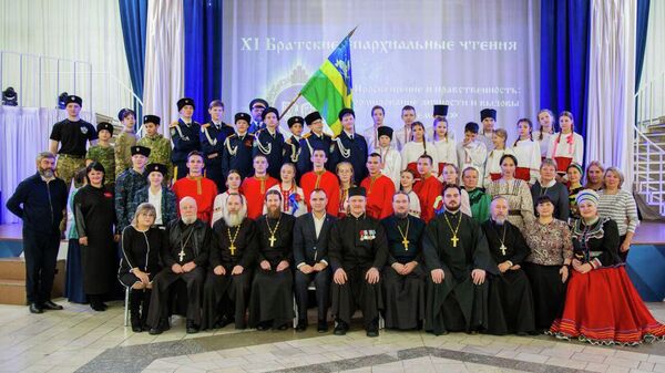 Участники XI Епархиальных чтений в Братске 