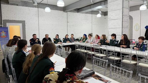 Первое заседание женсовета Оренбургского казачьего войска