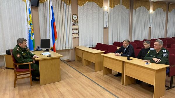 Два отдела Оренбургского казачьего войска на подписании соглашения с военным комиссариатом Свердловской области