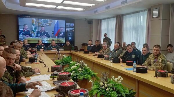 Участники отчетного круга Томского отдельского казачьего общества Участники отчетного круга Томского отдельского казачьего общества