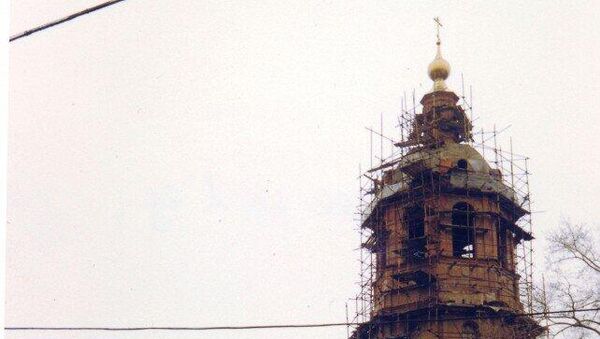 Период возрождения храма святителя Николая в Заяицком. 1 ноября 1997 