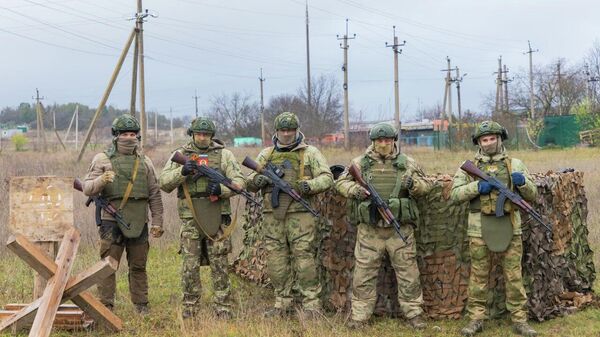 Казаки-черноморцы на учениях подразделений территориальной обороны