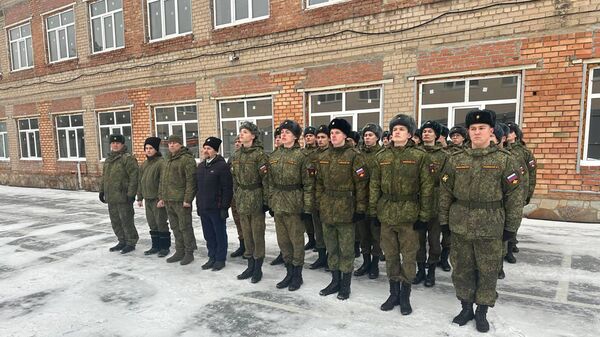 Подготовка казаков Оренбургского войскового казачьего общества к параду Победы в Москве