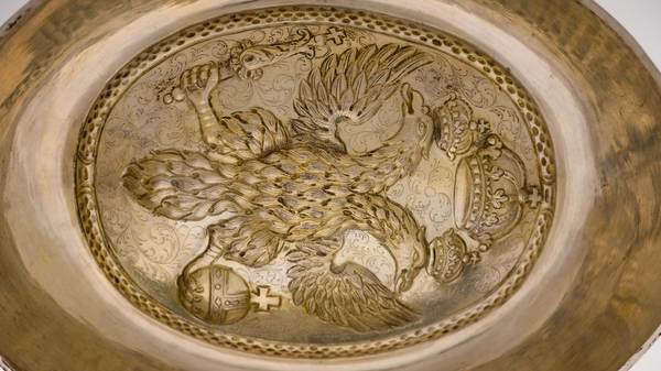 Фрагмент именного ковша Ивана Краснощекова 