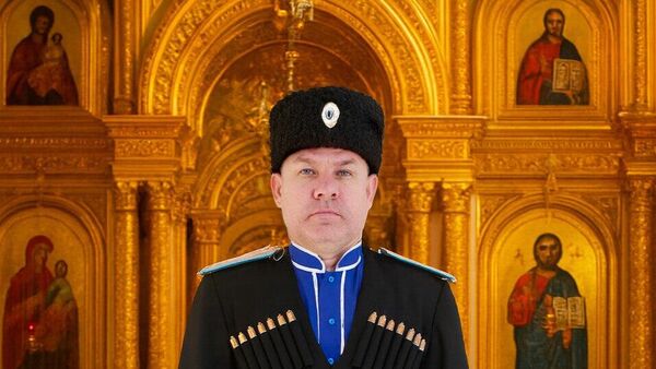 Атаман Терско-Гребенского ОКО Терского казачьего войска Алексей Коноплянников