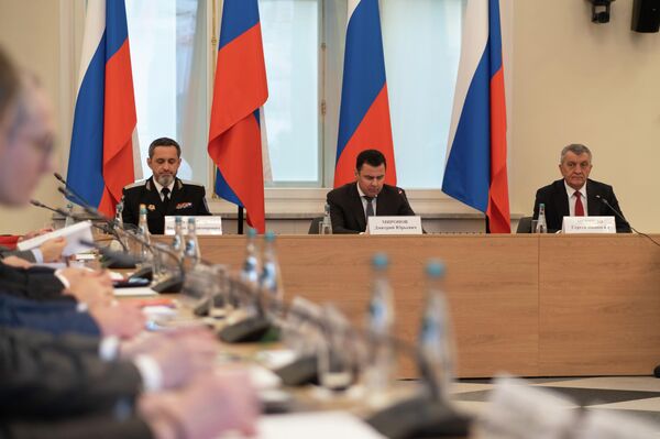 Заседание Совета при Президенте РФ по делам казачества под председательством помощника Президента РФ Дмитрия Миронова в Москве