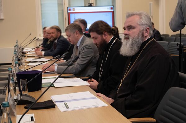 Участники заседания Совета при Президенте РФ по делам казачества в Москве