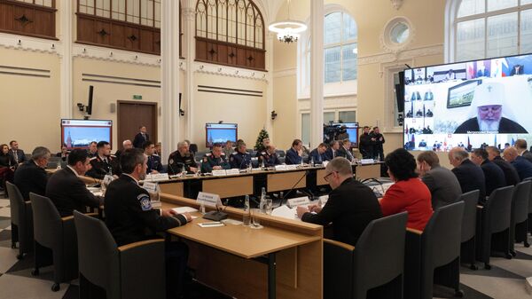 Участники заседания Совета при Президенте РФ по делам казачества в Москве