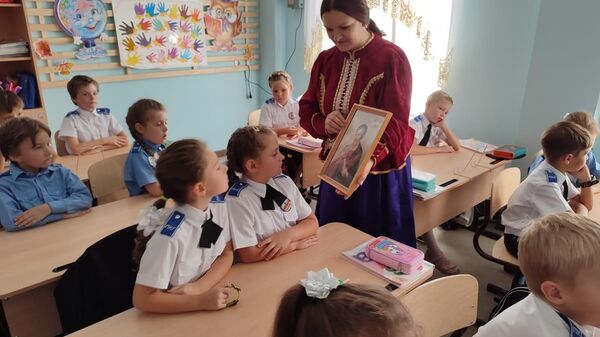 Урок в Православной Свято-Владимирской гимназии 