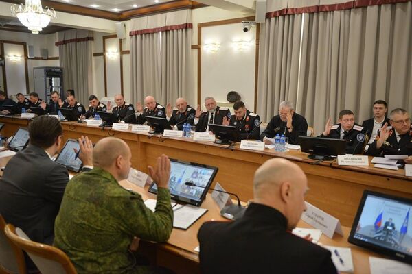 Заседание рабочей группы при губернаторе Краснодарского края по делам казачества 