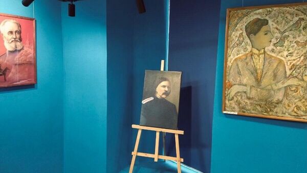 Портрет Иоасафа Железнова на выставке Лица cтарого Уральска