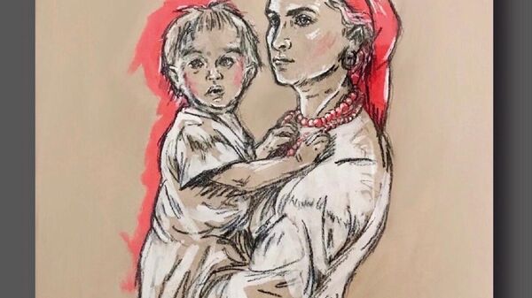 Картина Казачка и дитя