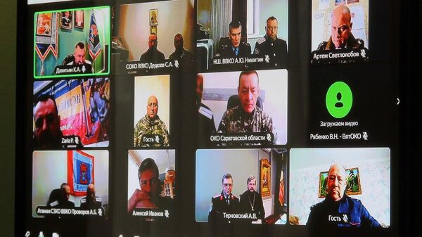 Заседание совета атаманов Волжского войскового казачьего общества