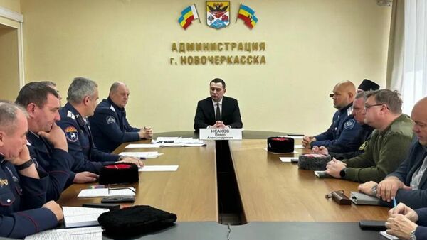 Глава Новочеркасска Павел Исаков и атаманы казачьих обществ