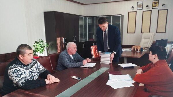 Рабочая встреча атамана ЗВКО Сергея Боброва и директора Забайкальского аграрного института Евгении Егоровой