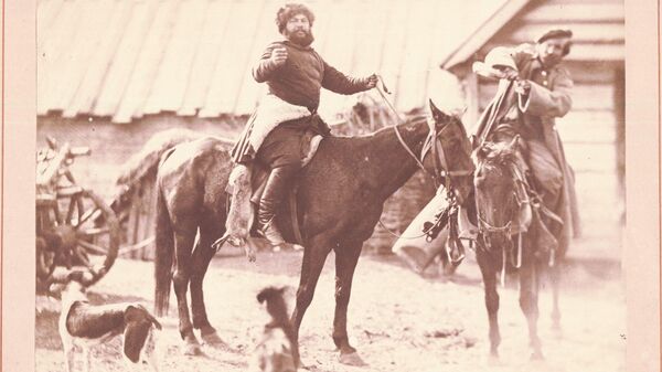 Иван Болдырев. Казаки, возвращающиеся с охоты, 1875–1876