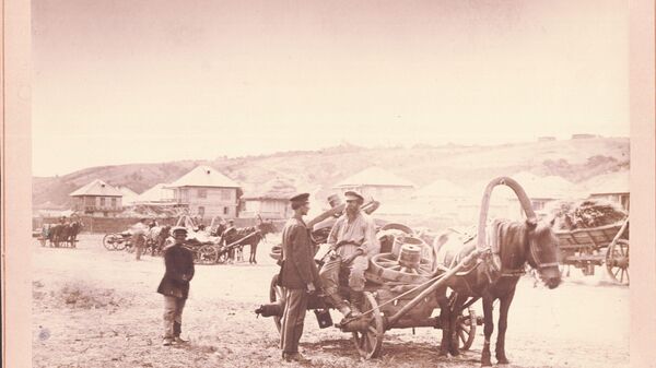 Иван Болдырев. Возвращение казаков с ярмарки в Цымлянскую станицу, 1875–1876