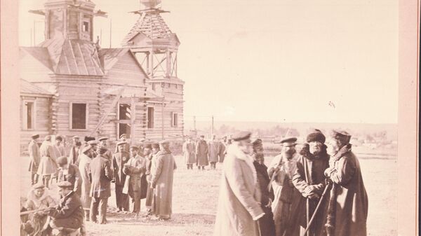 Иван Болдырев. Сбор казаков в хуторе Гнутовом Есауловской станицы, 1875–1876