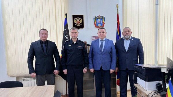 Участники совещания по вопросам несения службы дружинников Ростова-на-Дону