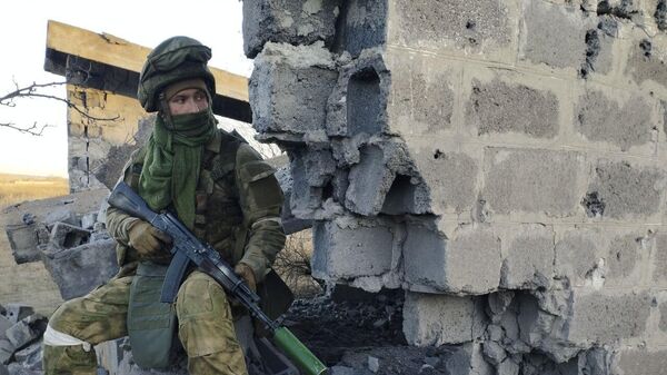 Александр Чернявский в зоне проведения СВО