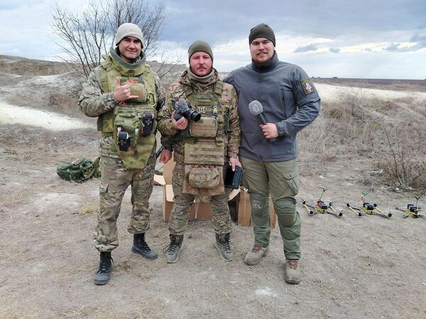 Александр Чернявский в зоне проведения СВО